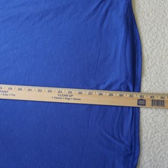 Coofandy Shirt Mens XXL Blue Short Sleeve Pleated Shoulder Stretch Casual