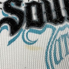 Y2K Southpole Thermal Shirt Mens Large White Gothic Graphic Waffle Knit LS Cyber