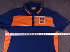 Red Bull KTM Factory Racing Blue and Orange Polo Shirt Men’s XL