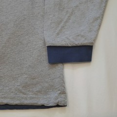 Vintage Nike Reversible Long Sleeve Shirt Mens Large Gray And Blue Heavyweight