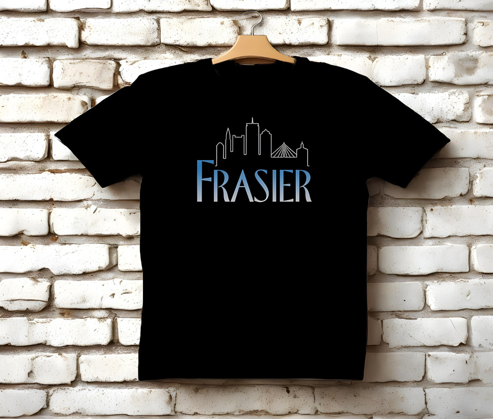 FRASIER Black T-Shirt Size S-5XL