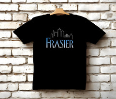 FRASIER Black T-Shirt Size S-5XL