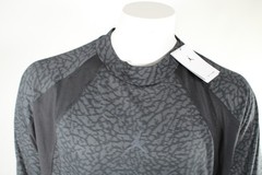 New NIKE Air Jordan Men’s XL Dri-Fit ADV Black / Gray Long-Sleeve Shirt MSRP $80
