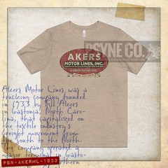 Akers Motor Lines 1933 Vintage Men’s T-Shirt