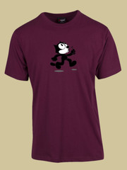 UNISEX MEN WOMENS TEE TSHIRT FELIX THE CAT FACE HAPPY WALKING CARTOON FUN GIFT