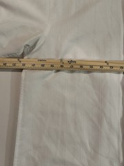 Hagger Clothing White Linen Cotton Summer Beach Shirt Style Shirt Size Medium
