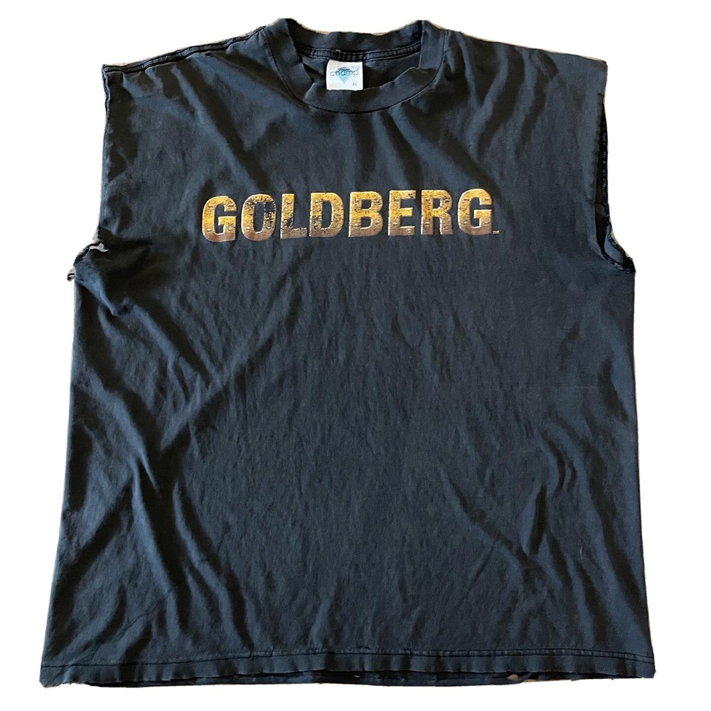VINTAGE BILL “WHO’S NEXT?” GOLDBERG WCW TSHIRT XLARGE (SLEVELESS)
