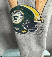 Uni Stories Branded Tee Shirt Feat Pinup Touchdown Torri Gray Men’s Sz XL NWOT