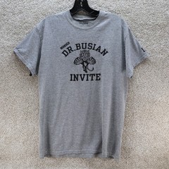 Gildan DryBlend T-Shirt Gray Short Sleeve Size Medium (see photo for flaw)
