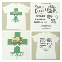 HIGHER GROUNDS MUSIC FESTIVAL 2016 Snoop Dogg Wiz Khalifa Pozo California Shirt
