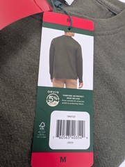 Orvis Long Sleeve Crew Sweatshirt Men’s Size M Green Casual Pullover NWT
