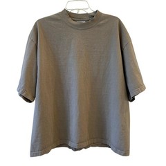 Men’s Shaka Wear Heavyweight Oversize Tee Oatmeal Streetwear Size Medium