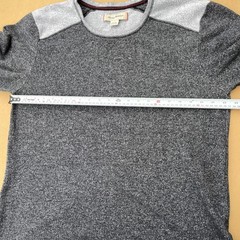 Tommy Bahama Pullover Shirt Mens XL Gray Casual Marled Knit Long Sleeve 229901