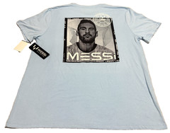 Messi Collection “MESSI” Argentina Soccer Graphic T-Shirt Men X-Large Blue NEW