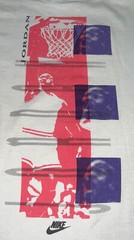 VTG 80s 90s Nike Michael Jordan Dunk Shirt Sz S USA Chicago Bulls NBA Hip Hop