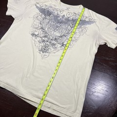 Vintage Y2K Mens XXL Anchor Spread Eagle Wings Crest Grunge Skate San Diego Tee