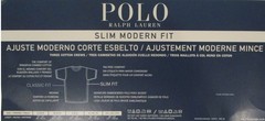 3 POLO RALPH LAUREN S M L XL SLIM FIT COTTON BLACK WHITE BLUE CREW NECK T SHIRTS