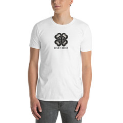 Lucky Brand No Luck Given Graphic Tee Dark Gothic Rabbit Streetwear Shirt