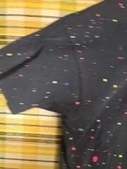 Vtg 90’s Bahamas Beach Paint Splash Shirt, Size XL, Black, Sherry Mfg