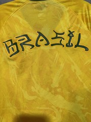 Nike Strike and Destroy Japan Graphic Sz M Brazil Yellow Jersey-340