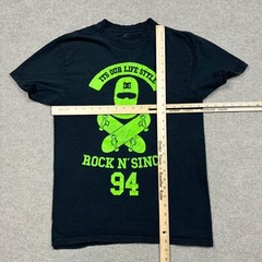 DC Shoes T Shirt Men’s Size S Black Short Sleeve Y2k Skateboarding Graphic Tee