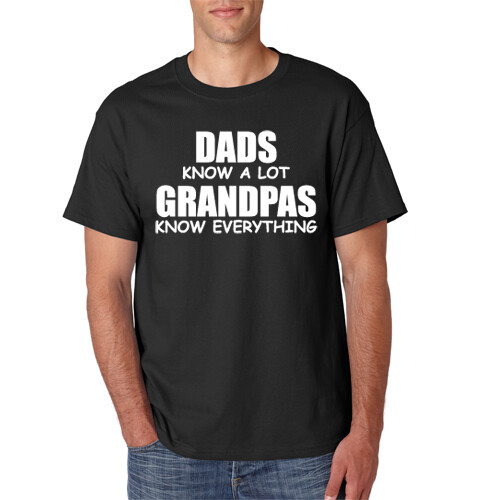 GRANDPA T-Shirt Father’s Day Grandparent Gift Screen Printed on S-6XL Tee