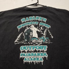 Vintage Harley Davidson Fairbanks Northern Most Outpost T-Shirt Men’s XL 90s