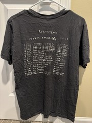 Radiohead 2018 N.A. Tour W.A.S.T.E. Shirt, Gray, Men’s Large Experimental Rock