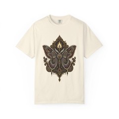 Gothic Paisley Moth Reliquary T-Shirt Graphic