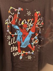 Marvel Spider-Man T-Shirt Holiday Themed Men’s XXL Jingle All The Way New W/Tags