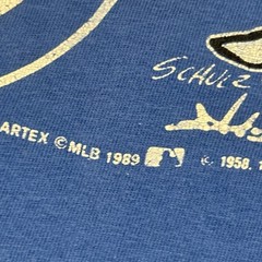Vintage Chicago Cubs Snoopy 1989 MLB Baseball Artex 80s Size XL T-Shirt 1980s