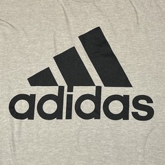 Adidas Shirt Mens Size Large Go To Performance Tee Gray Logo Activwear