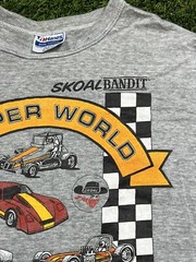 Skoal Bandit Copper World Classic NASCAR 1985 T-Shirt Men’s XL Gray USA Vintage