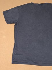 Vintage Y2K Tapout Mens Graphic T-shirt Black On Black MMA Size Large USA
