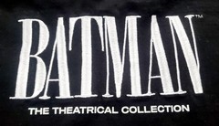 Batman The Theatrical Collection Double-Sided Embroidered T-Shirt~M~NEW W/ TAGS!
