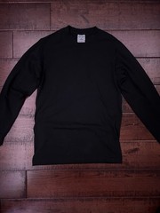 Shaka Wear Super Max Heavy Heavyweight Cotton Crew Neck Long Sleeve Tee Men’s M