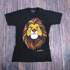 Disney Lion King Shirt Mens Small Black Simba Graphic Tee Movie Cartoon Classic