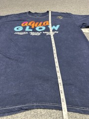 SeaWorld Aquatica Aqua Glow Shirt XL Blue Short Sleeve Cotton NEW