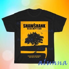 New he Shawshank Redemption Movie Black T-shirt Funny Size S to 5XL