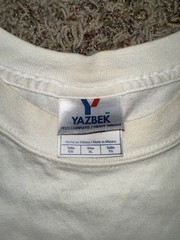 Yazbek Men’s Corona Extra Graphic Logo Crew Neck Short Sleeve T-Shirt White XL