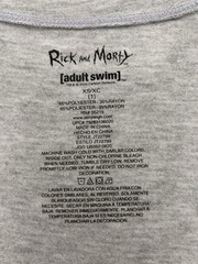 Rick and Morty Adult Swim Official T-Shirt XS Gray Character Faces Cast Tee
