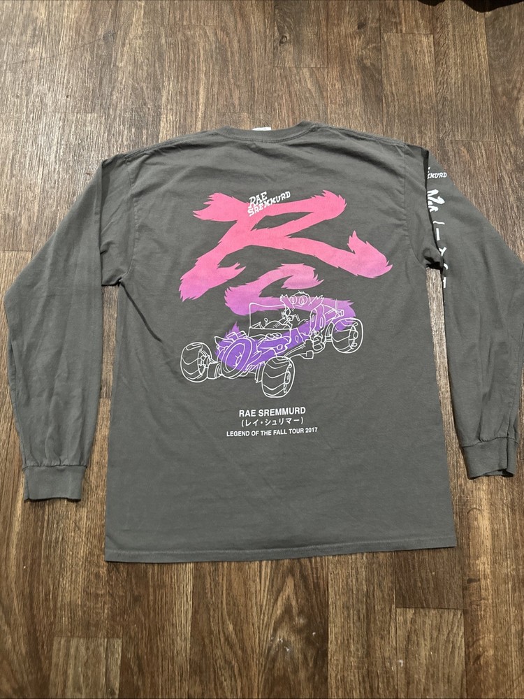Rae Sremmurd Legend Of The Fall Tour 2017 Men Size Large Black Shirt Longsleeve