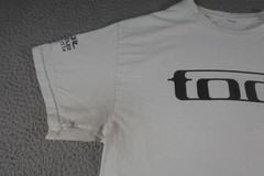 Tool 2009 Tour Shirt Mens Large White Los Angeles CA Wrench Opiate Double Sided