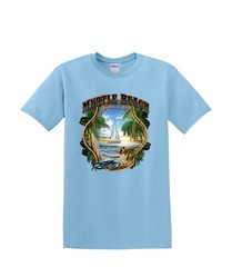 T-Shirt S to 2XL 3XL -SURF myrtle beach SAILBOAT beach boards resort waves fun