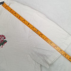 MBX Premium Goods Men’s White Rose Snake Graphic T-Shirt Size Large Short Sleeve