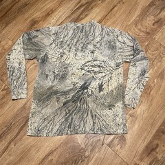Vintage Mossy Oak Tshirt Men Size Large Hunting 3D Brush Camouflage Hunt Pocket