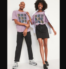 Unisex Old Navy Mary J. Blige Oversized Vintage Gender-Neutral Graphic T-Shirt