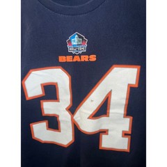 NFL Team Apparel Chicago Bears Walter Payton 34 Hall of Fame T-Shirt Navy L
