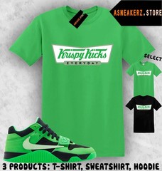 Shirt Matching Travis Scott Jumpman Jack Green Spark Match Sneaker Krispy Kicks