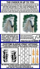 BEAUTIFUL ARAB OR ANDALUSIAN OR LIPIZZAN HORSE LONG SLEEVE T-SHIRT AB350